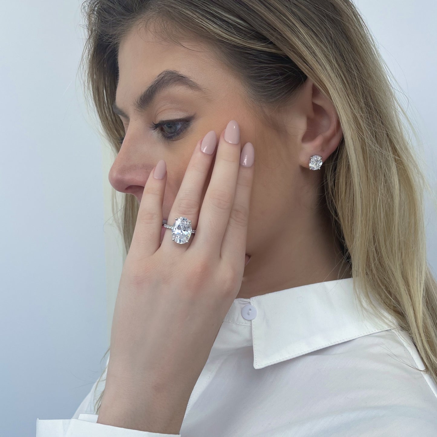 Oval Solitaire Engagement Ring