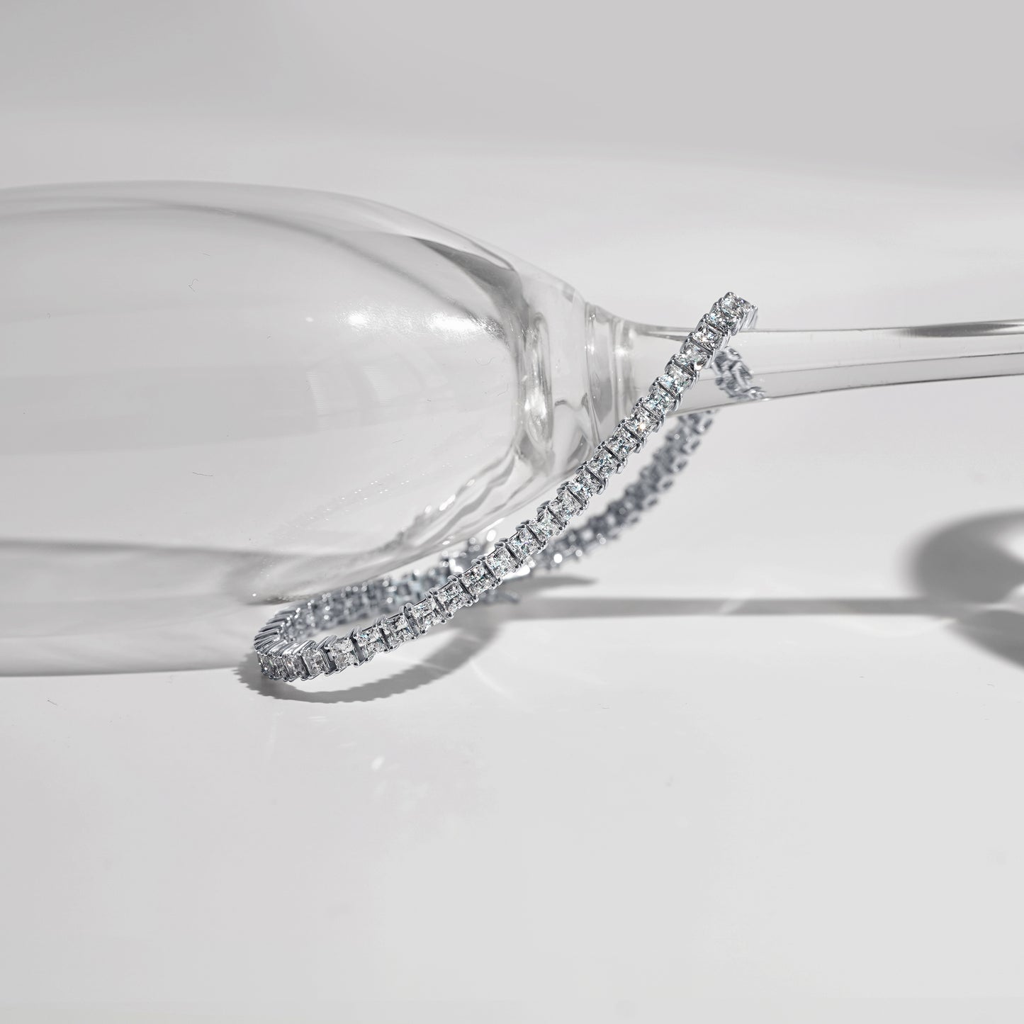 Classic 3mm Princess Cut Tennis Bracelet