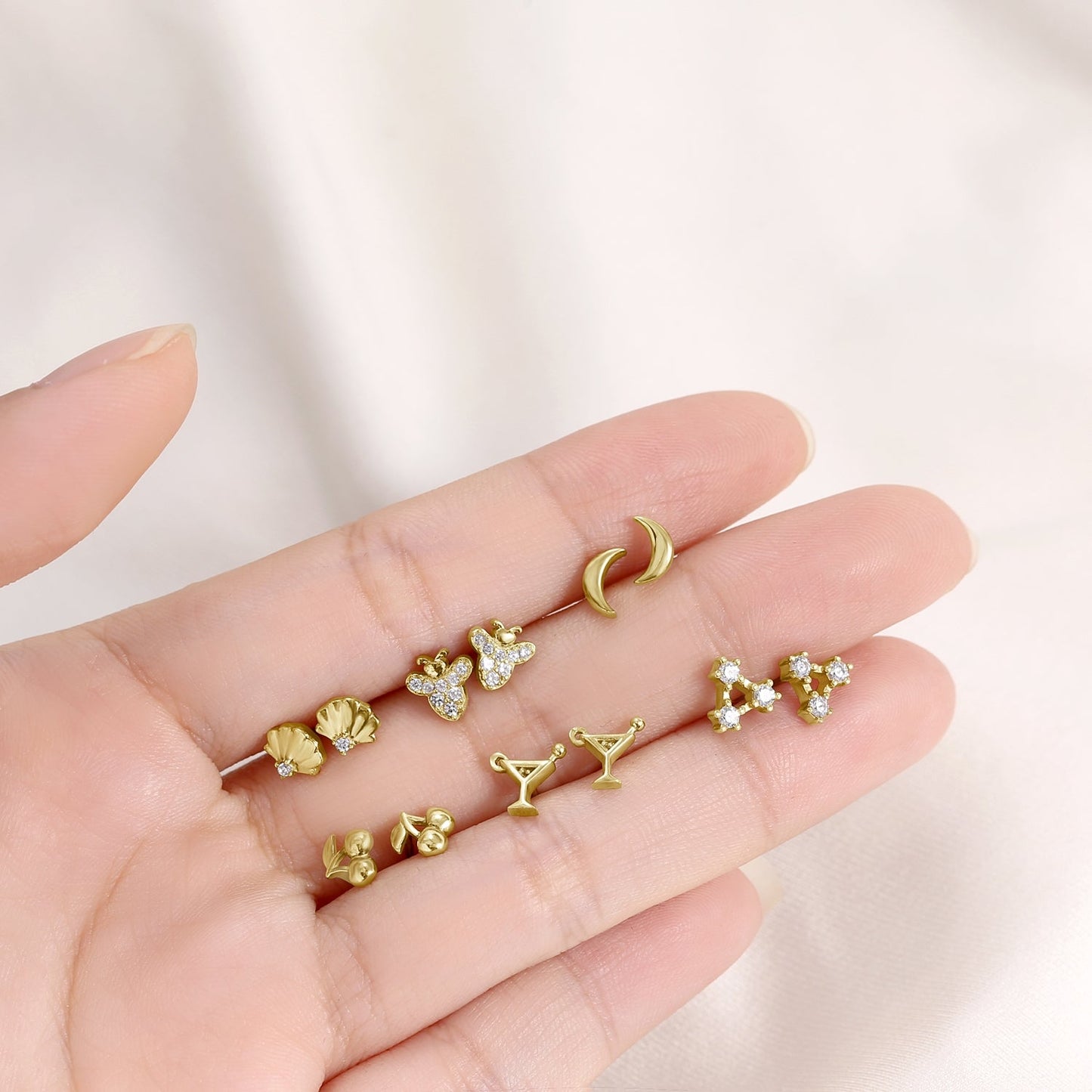 Summer Minimal Earrings Set