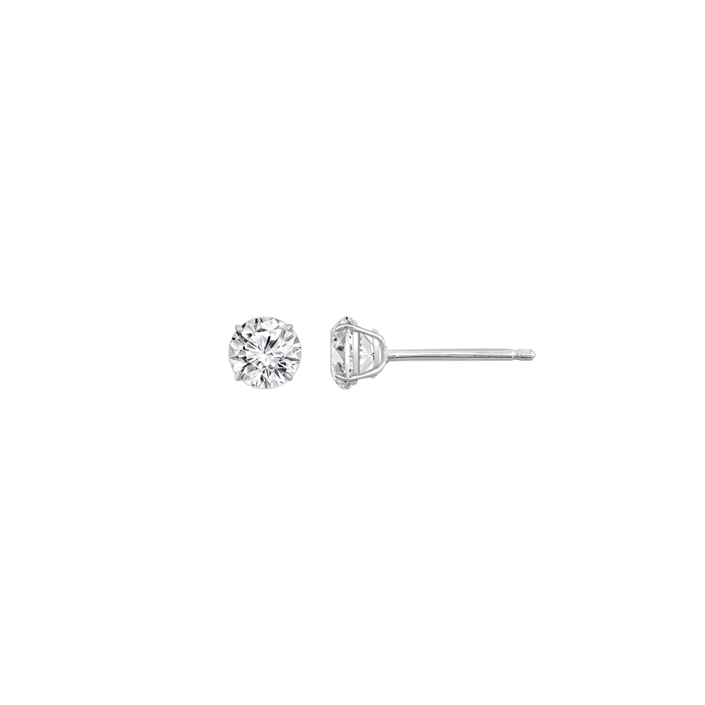 10K Solid Gold Stud Earrings