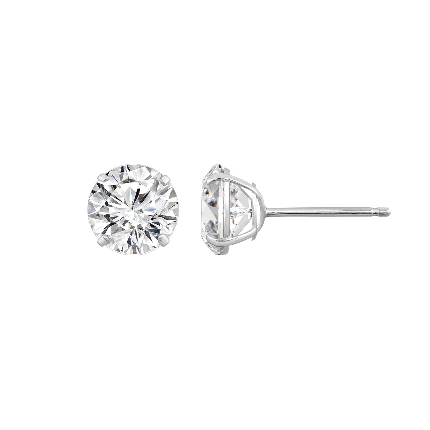10K Solid Gold Stud Earrings