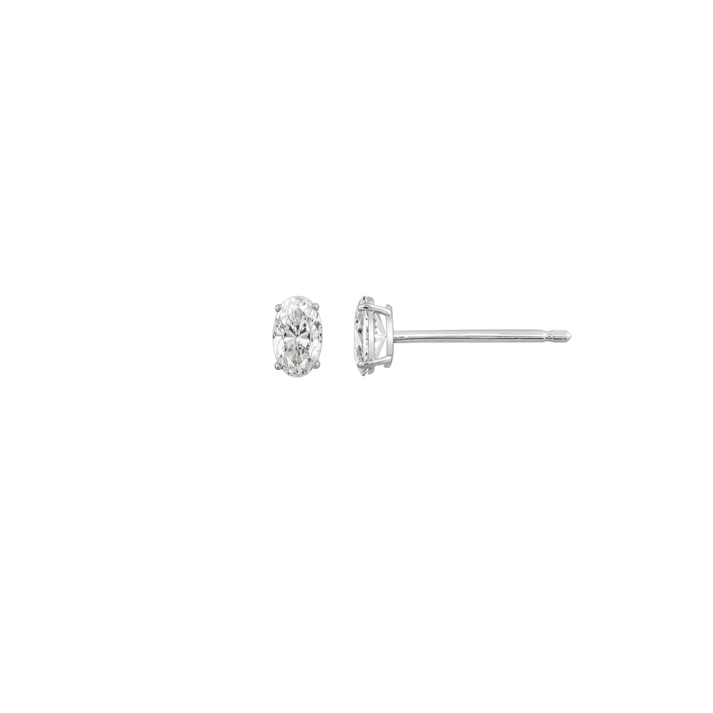 10K Solid Gold Stud Earrings