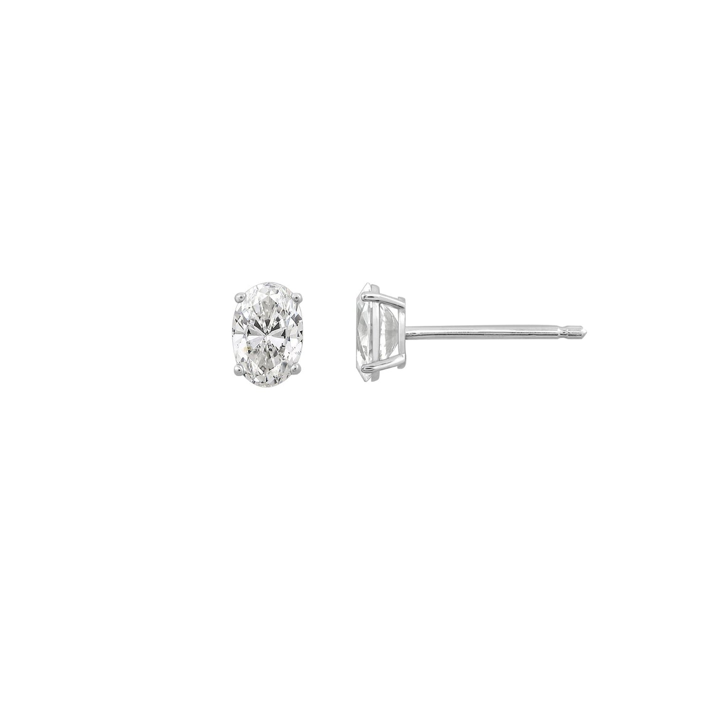 10K Solid Gold Stud Earrings