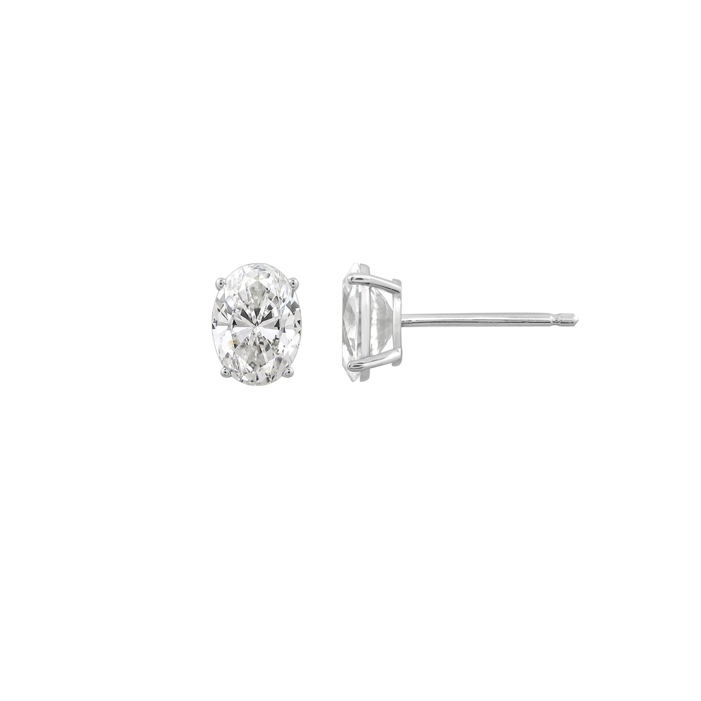 10K Solid Gold Stud Earrings
