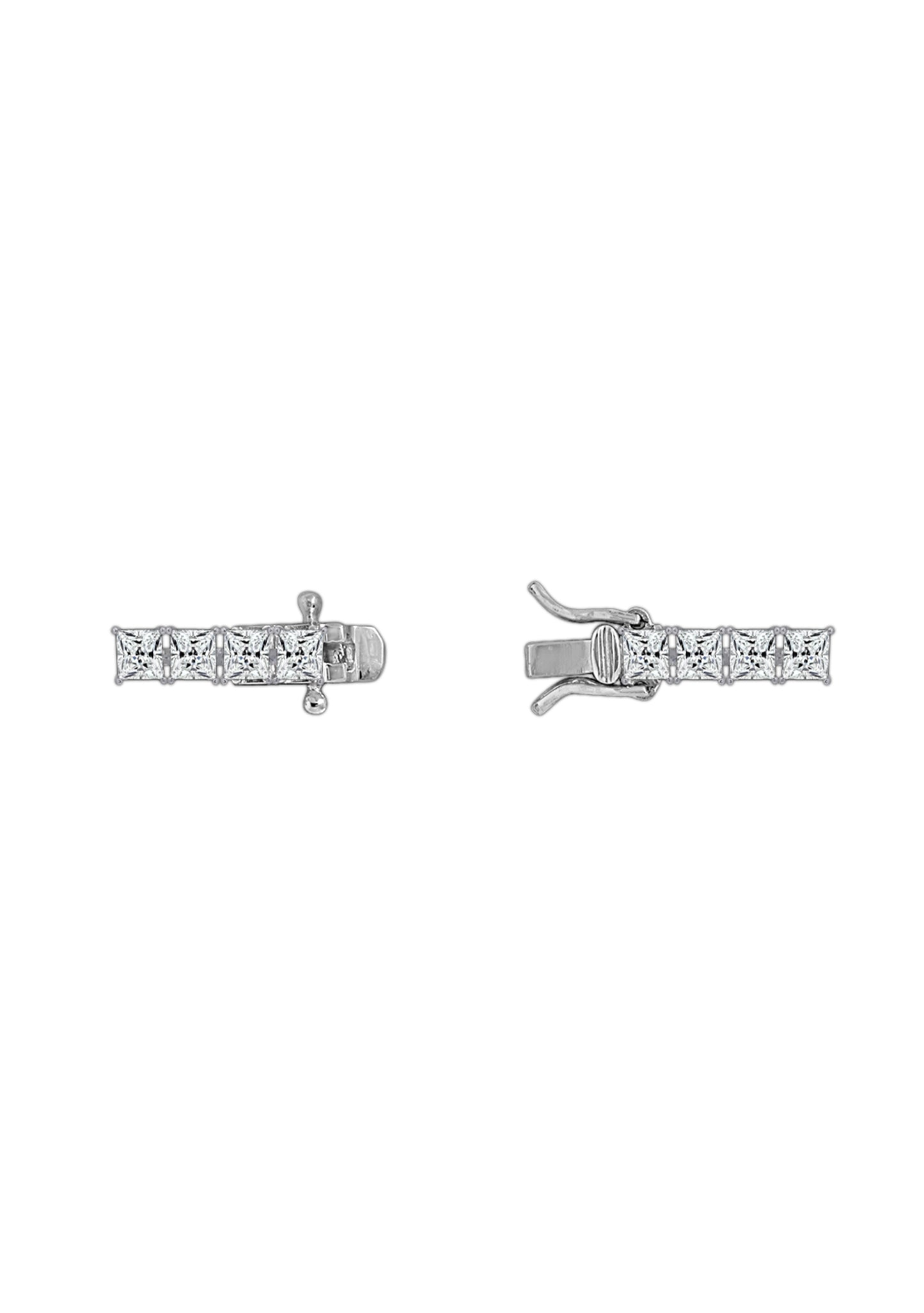 Classic 3mm Princess Cut Tennis Bracelet