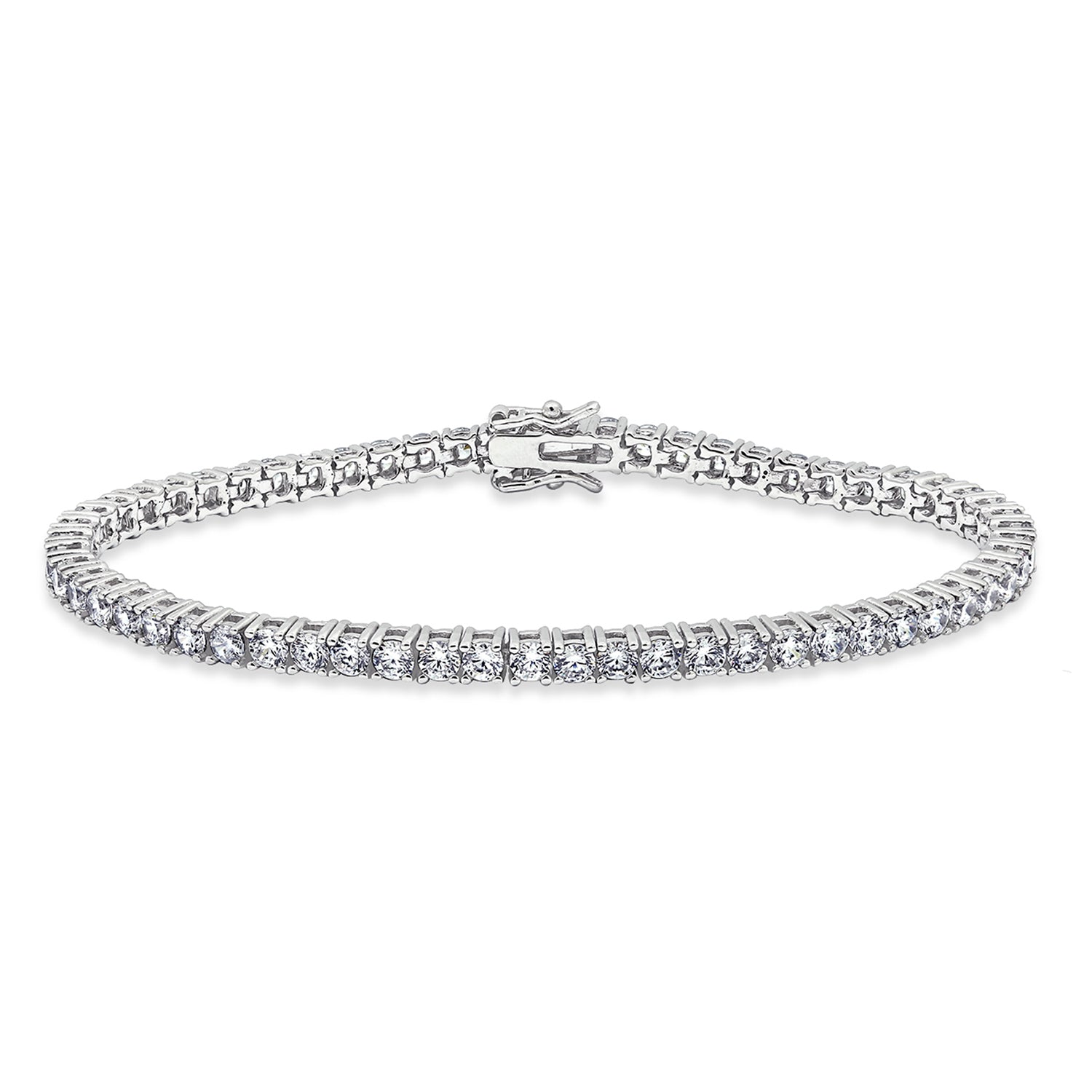 Round cut store tennis bracelet