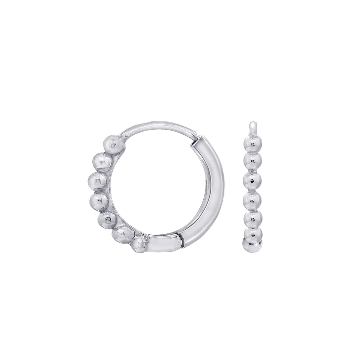 Ball Huggie Hoop Earrings