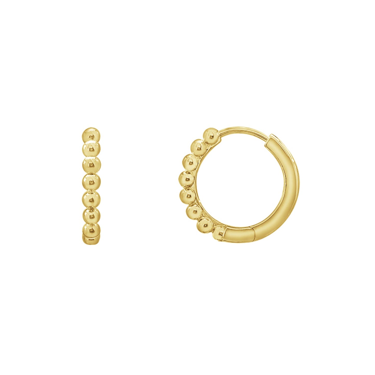 Ball Huggie Hoop Earrings
