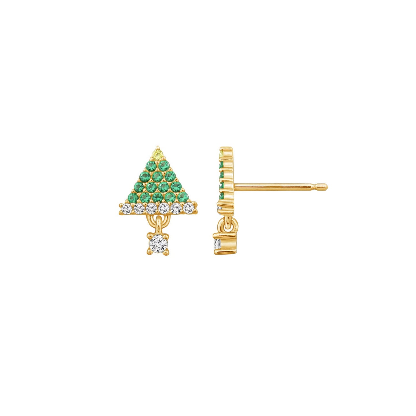 Christmas Tree Stud Earrings