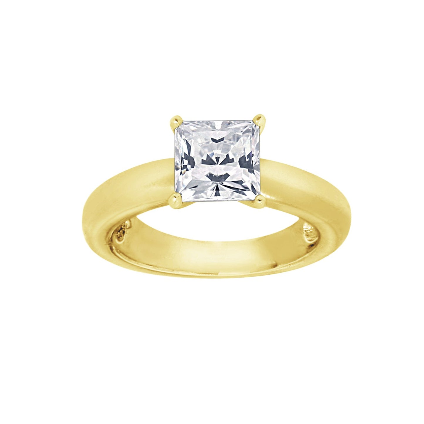 Princess Solitare Ring