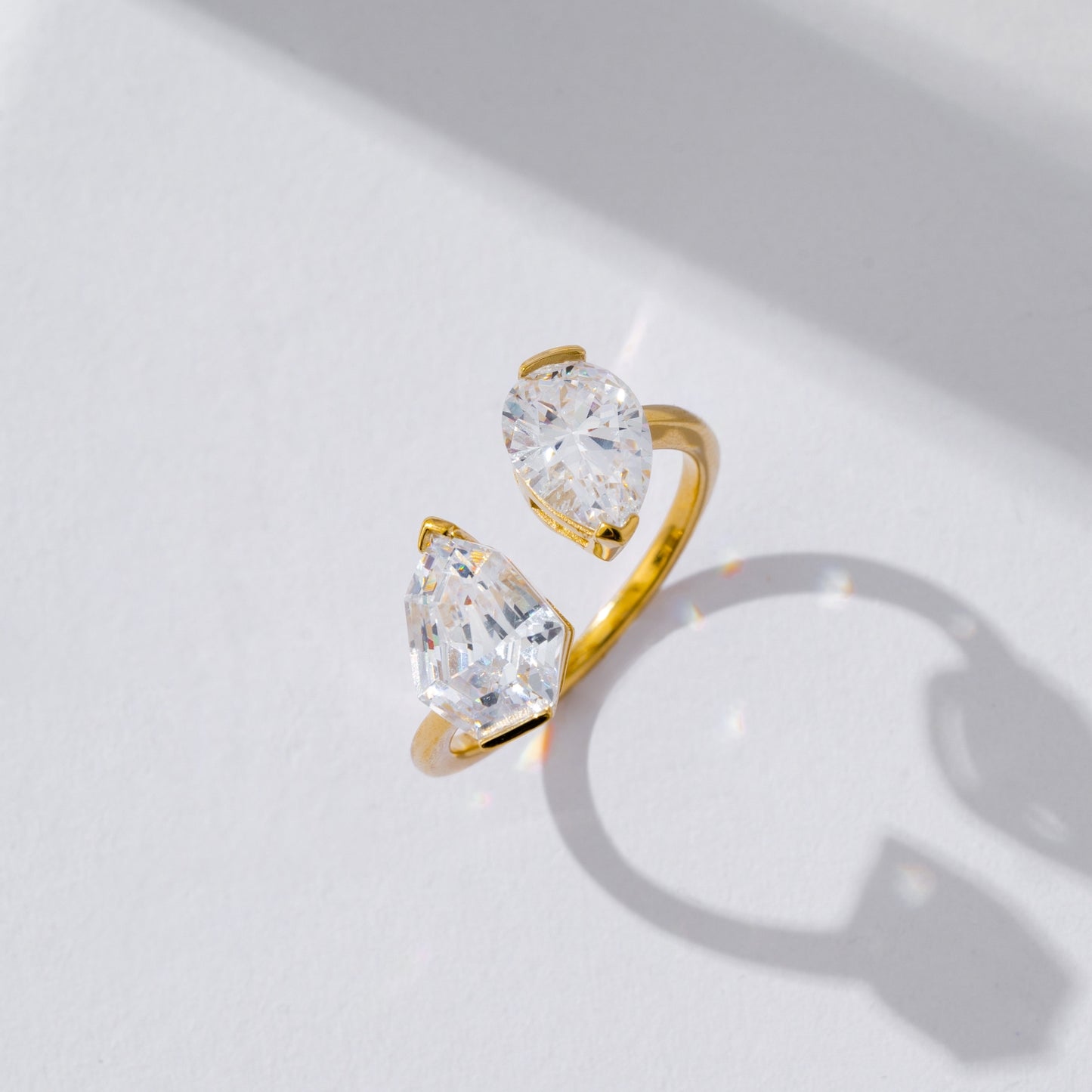 Asymmetrical Open Ring
