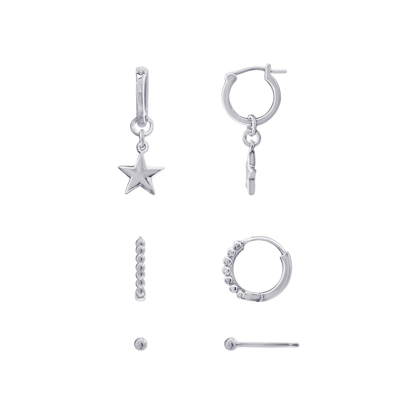 Ball Huggie Hoop Earrings