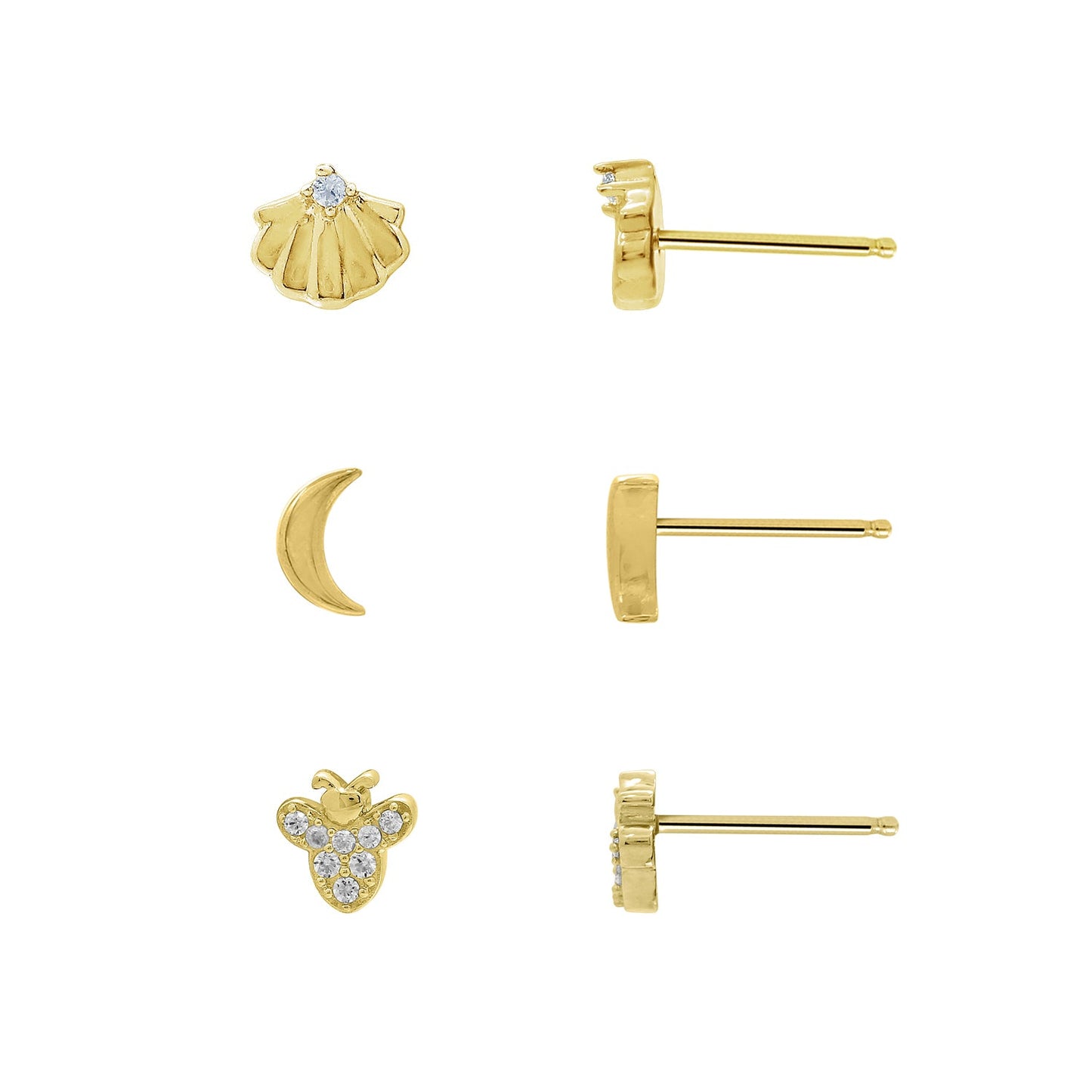 Summer Minimal Earrings Set