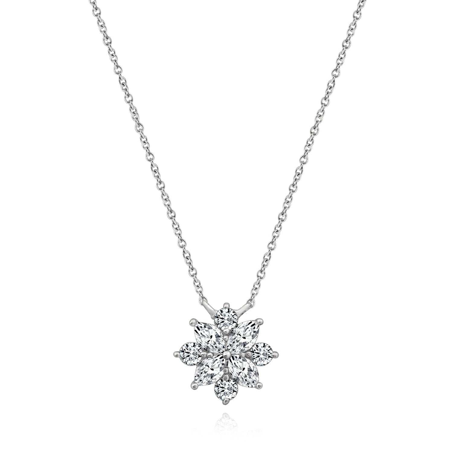 Sawvnm Great Gift New Luxury Christmas Series Party Snowflake Gift Pendant  Necklace 