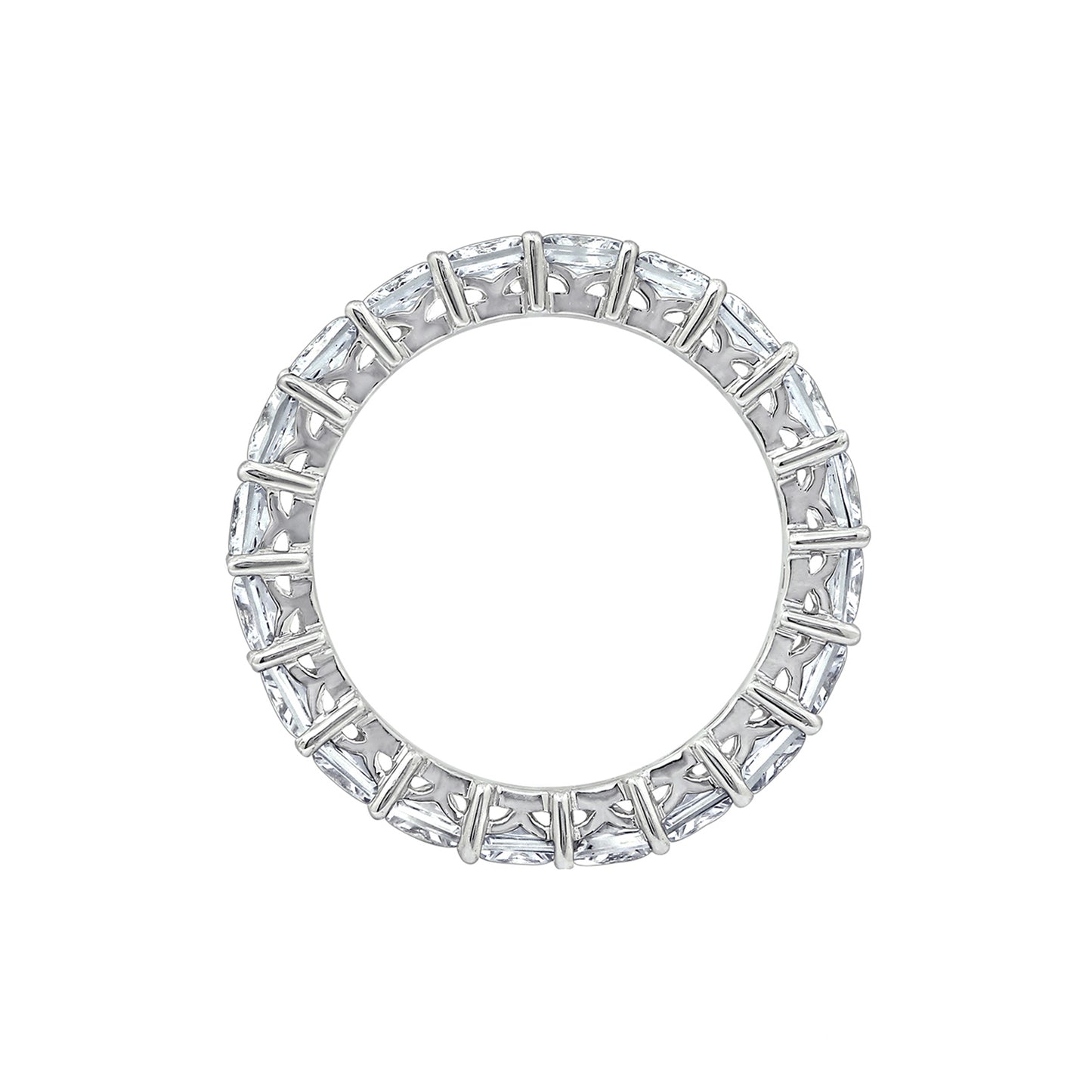 Marilyn Monroe Princess Cut Eternity Ring