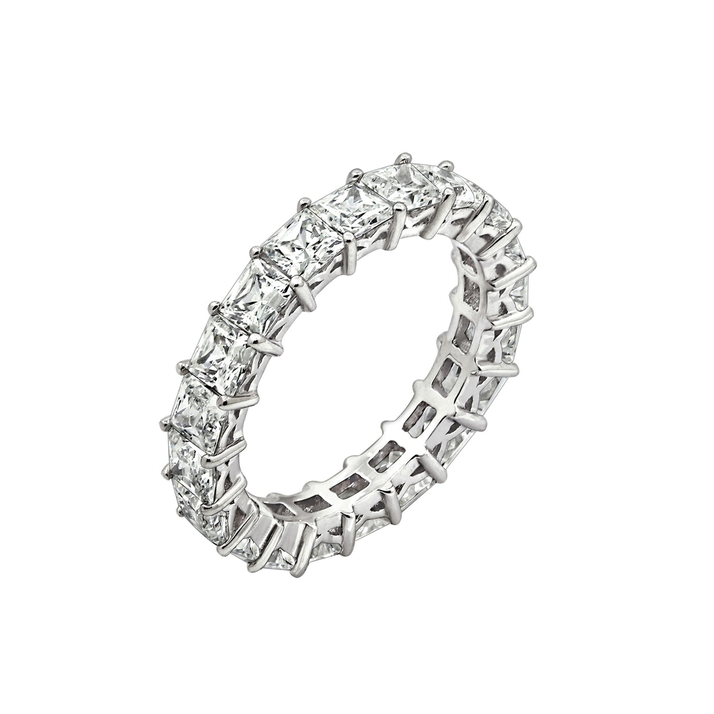 Marilyn Monroe Princess Cut Eternity Ring