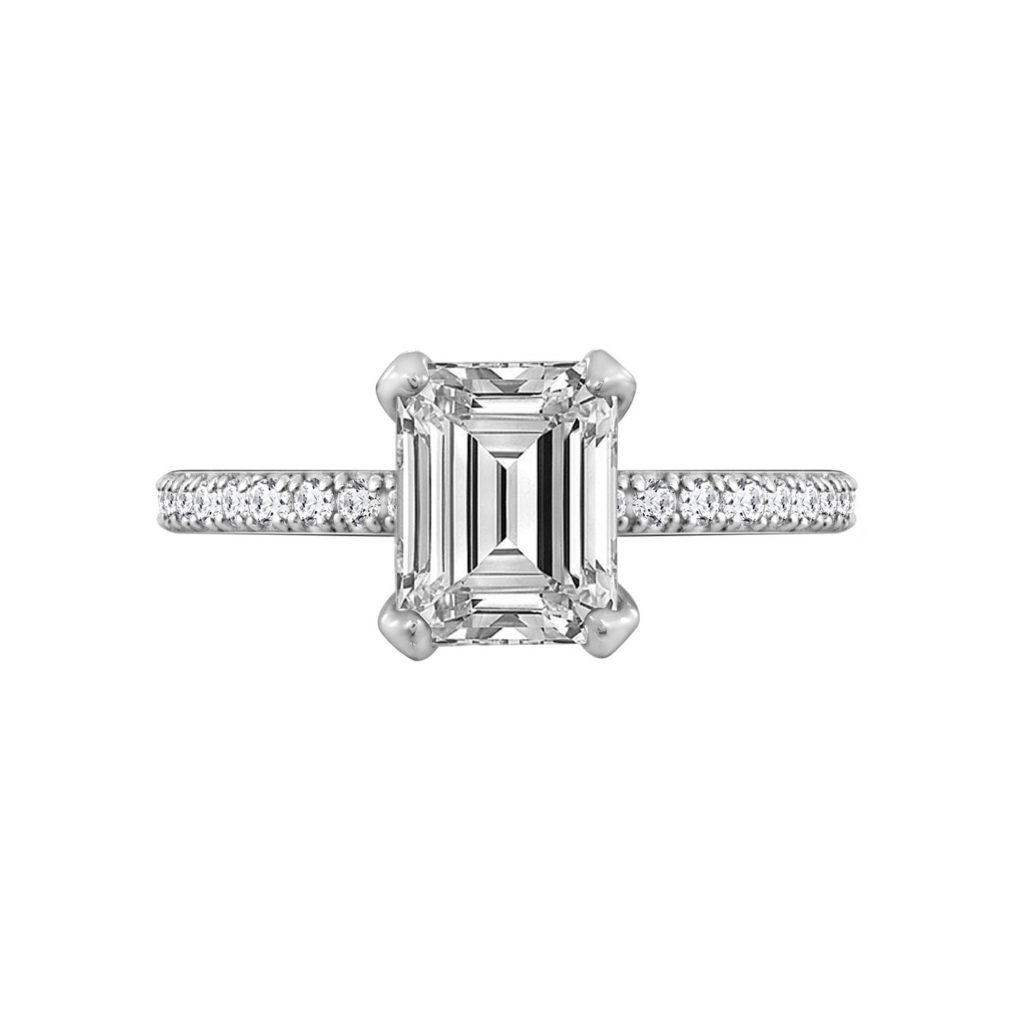 Classic Emerald Cut Solitaire Ring