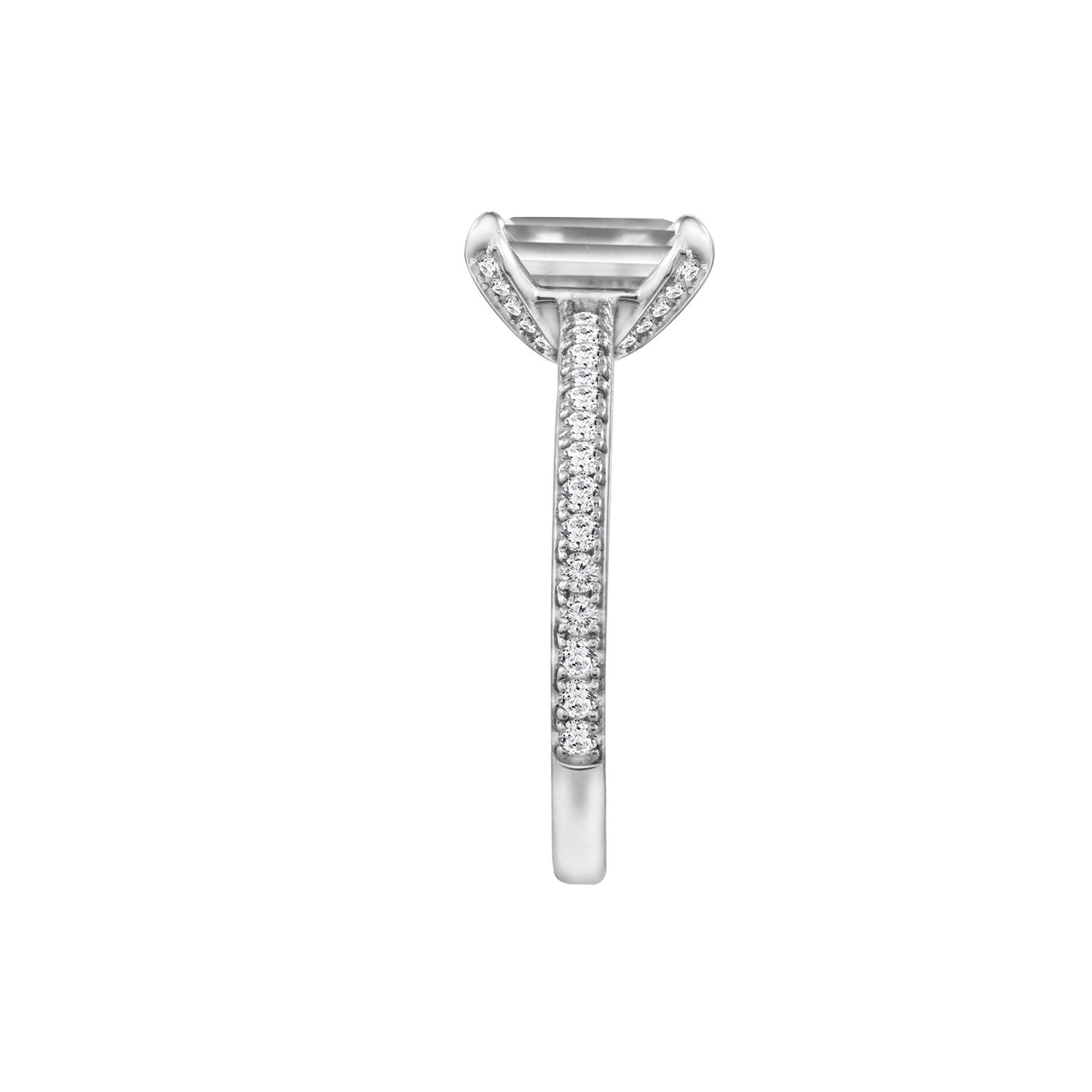 Classic Emerald Cut Solitaire Ring