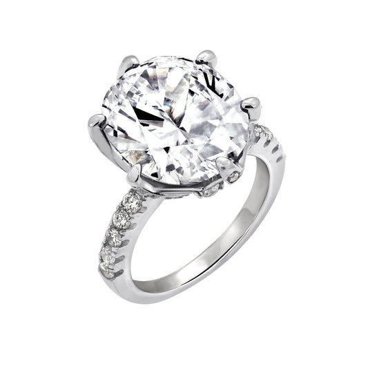Glamour Oval Cocktail Ring