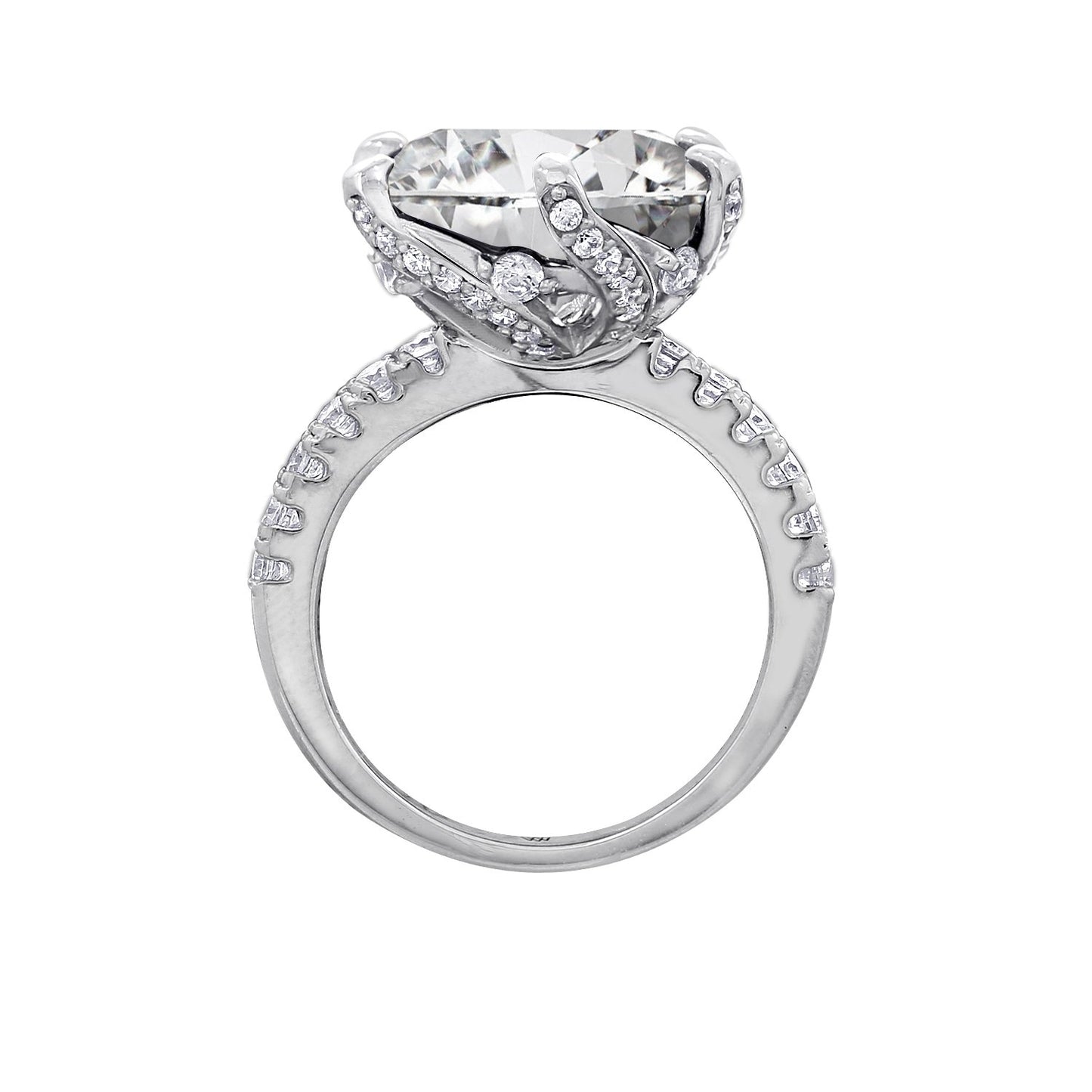 Glamour Oval Cocktail Ring