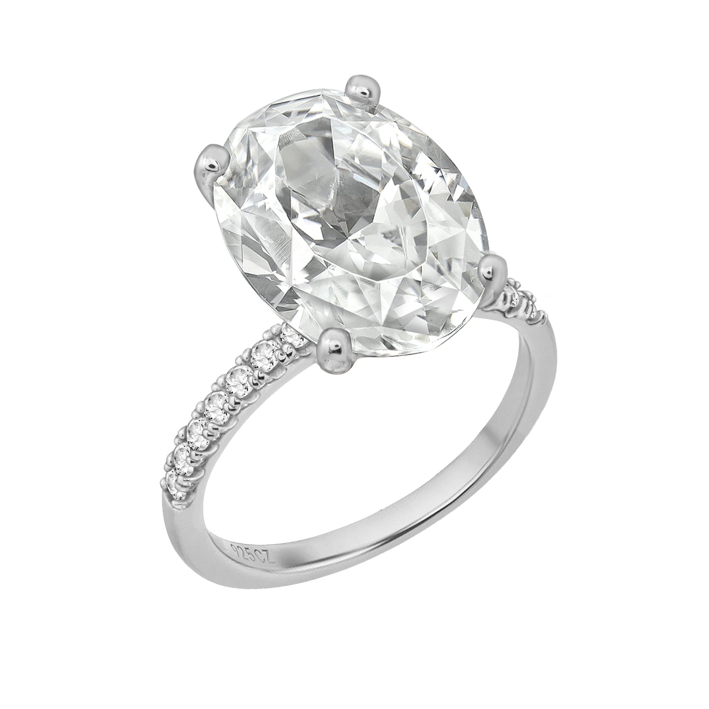 Oval Solitaire Engagement Ring