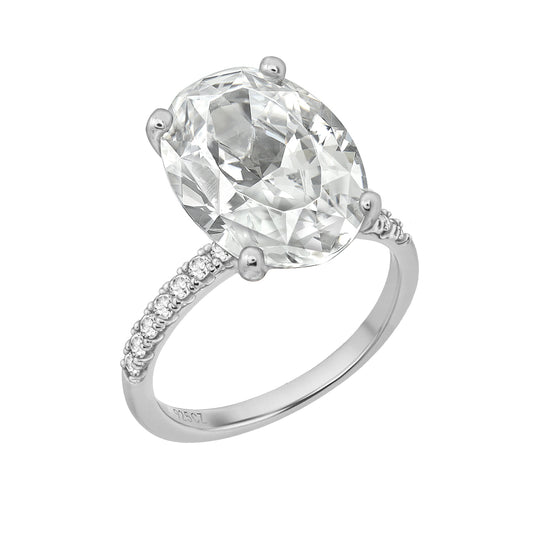 Oval Solitaire Engagement Ring