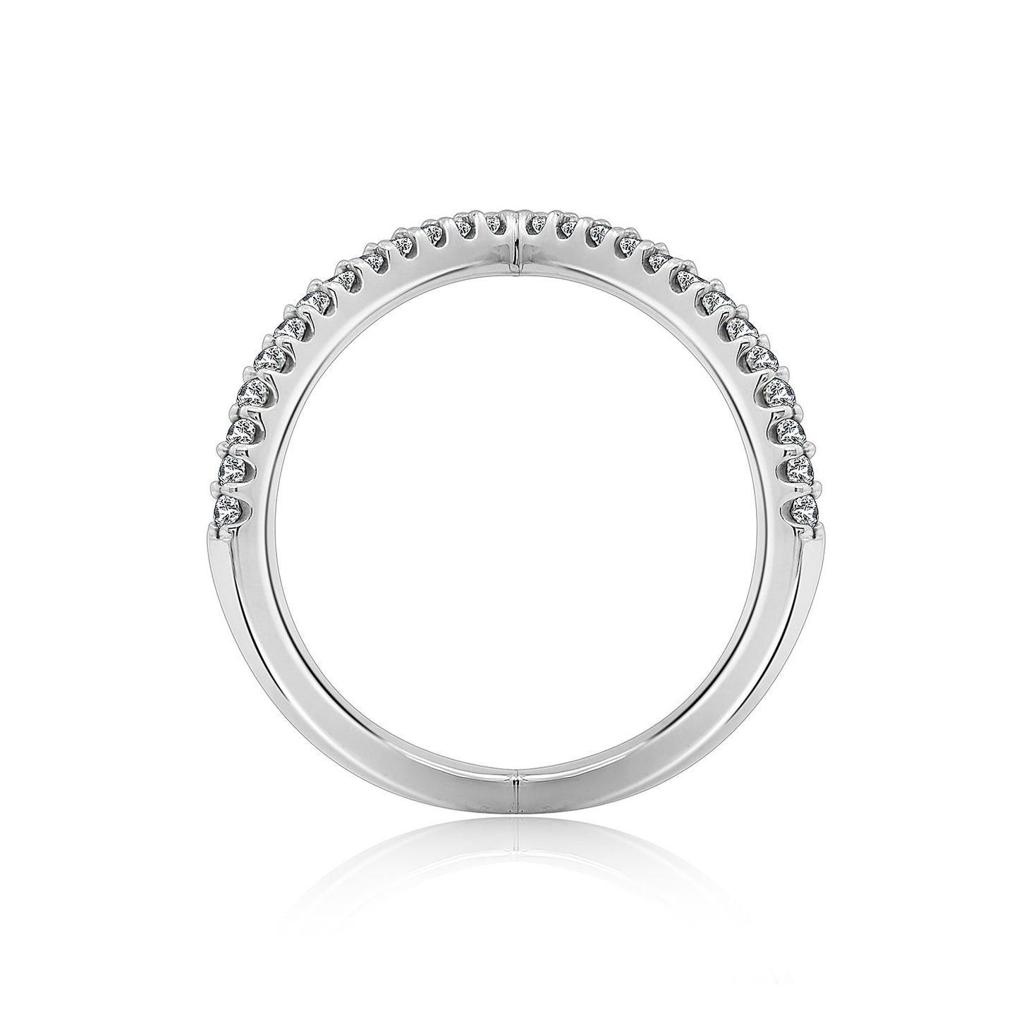 Wide Criss Cross X Ring