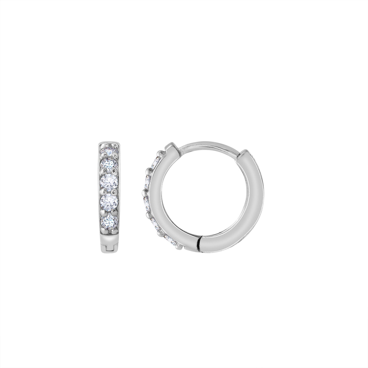 Marilyn Monroe Medium Pavé Hoop Earrings
