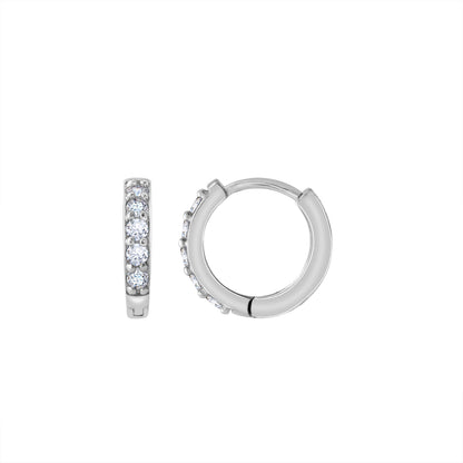 Marilyn Monroe Medium Pavé Hoop Earrings