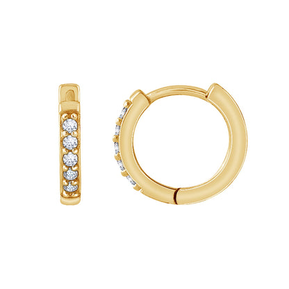 Marilyn Monroe Medium Pavé Hoop Earrings