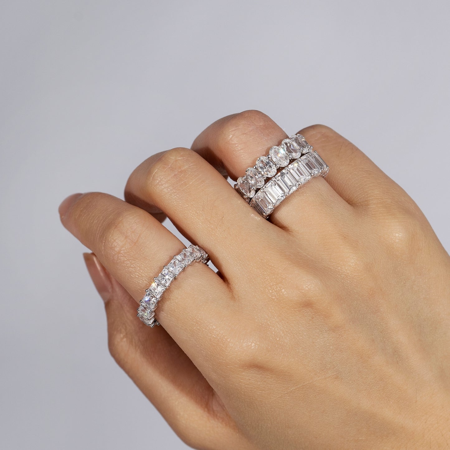 Marilyn Monroe Oval Eternity Ring