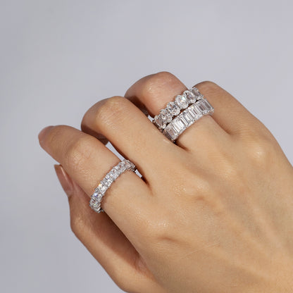 Marilyn Monroe Oval Eternity Ring