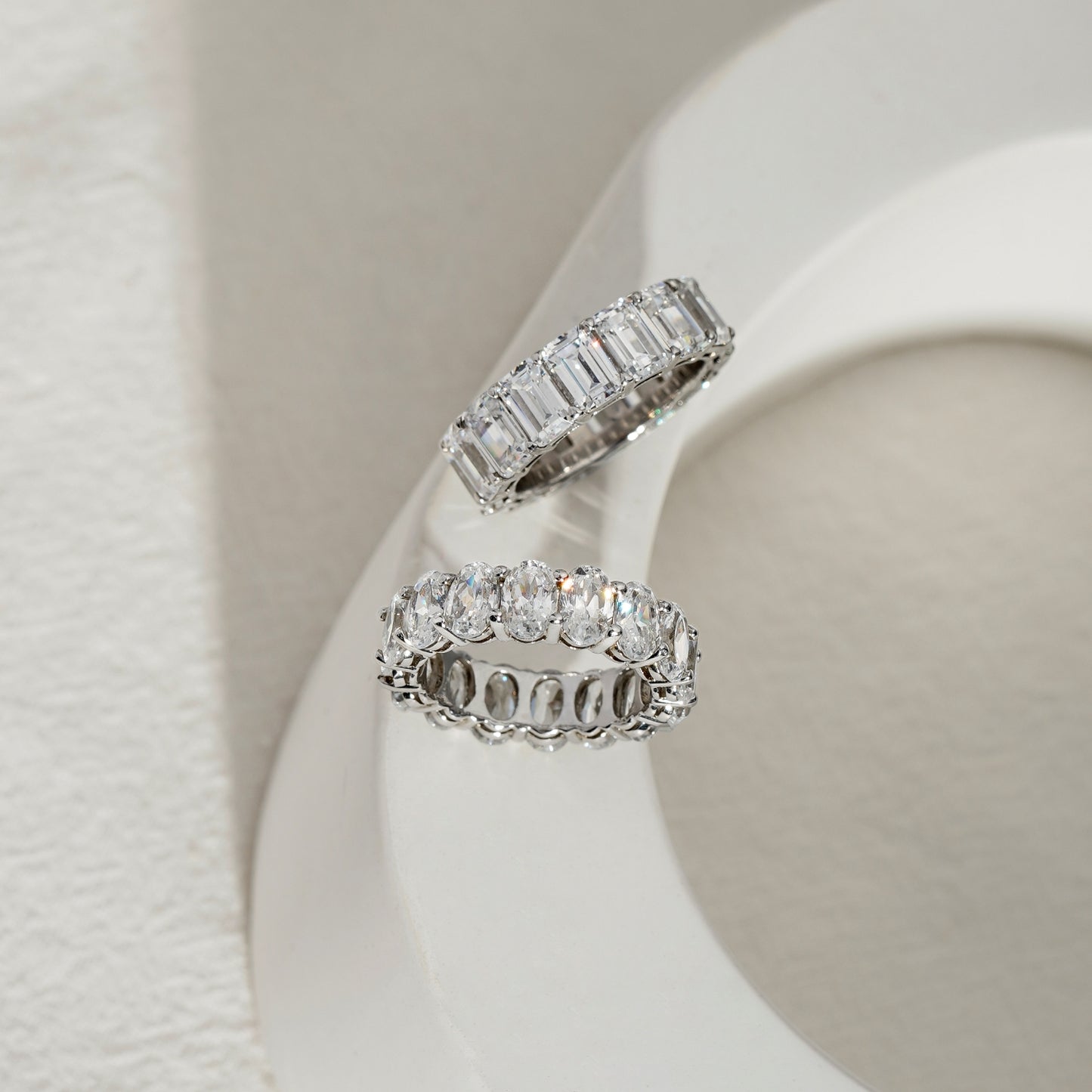 Marilyn Monroe Oval Eternity Ring