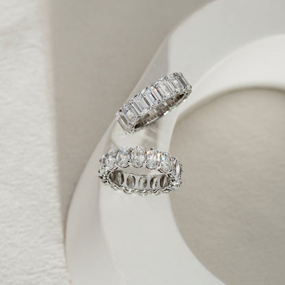 Marilyn Monroe Oval Eternity Ring