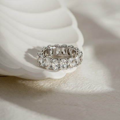 Marilyn Monroe Oval Eternity Ring
