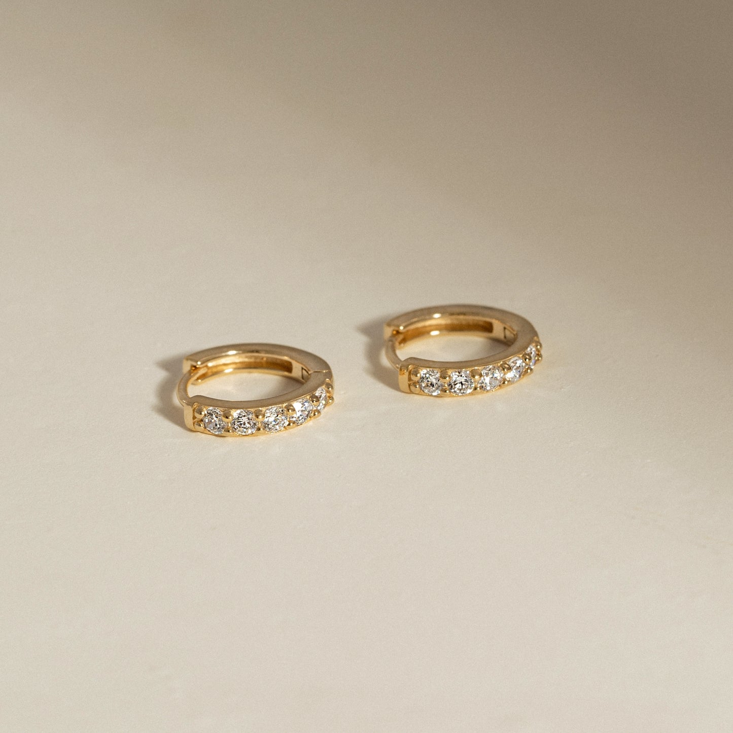 Marilyn Monroe Medium Pavé Hoop Earrings