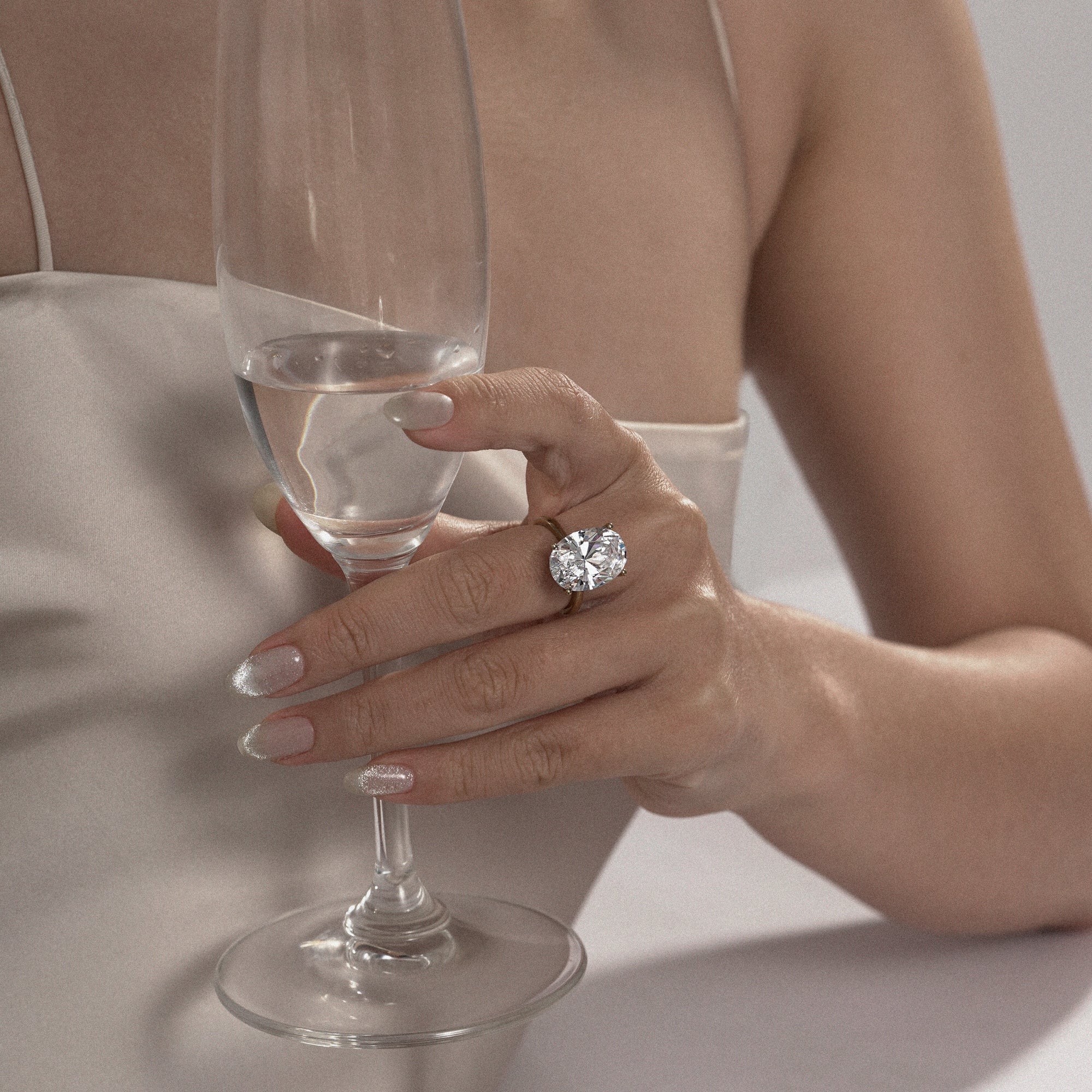 Marilyn Monroe 100-Facet Solitaire Ring | Diamonbliss