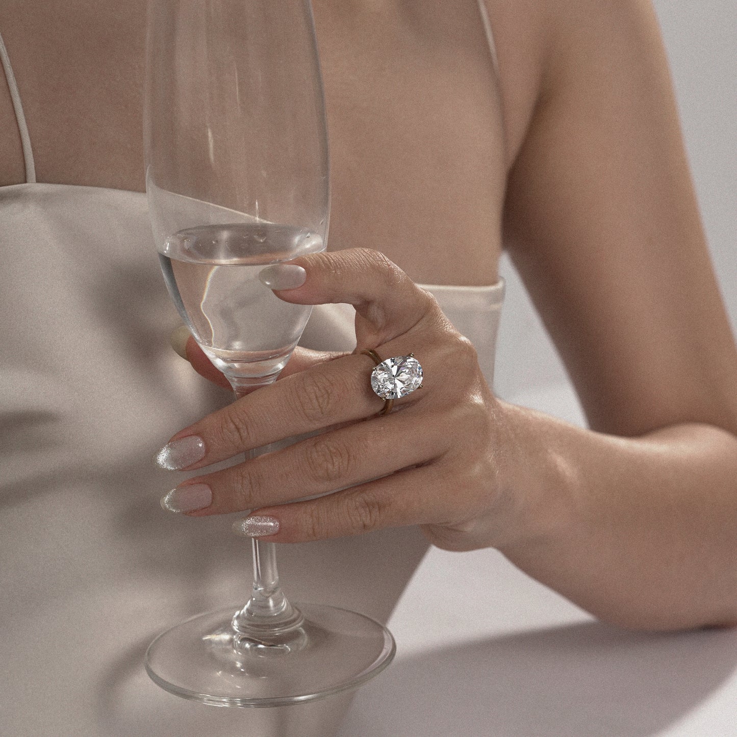 Marilyn Monroe 100-Facet Solitaire Ring