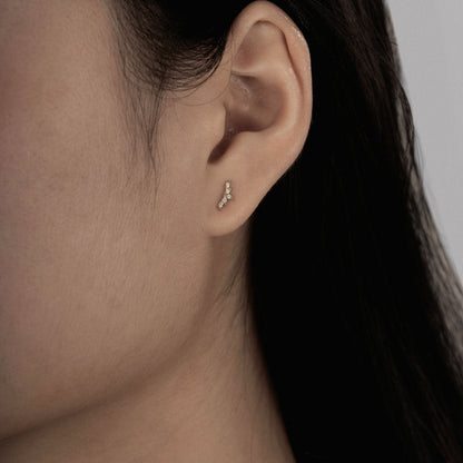 Marilyn Monroe Leaf Stud Earrings