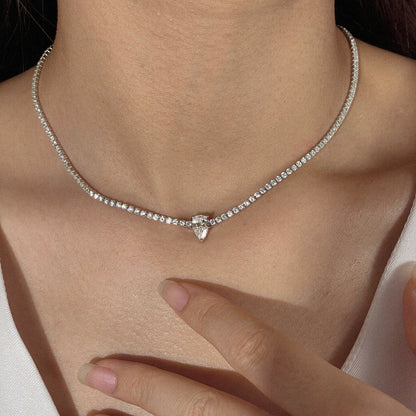 Marilyn Monroe Solo Pear Tennis Necklace