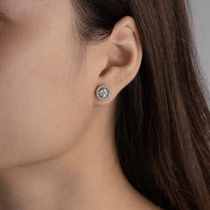 Marilyn Monroe Convertible Halo Stud Earrings