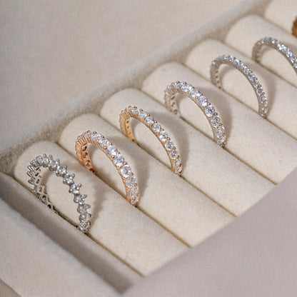 Marilyn Monroe Round Eternity Ring