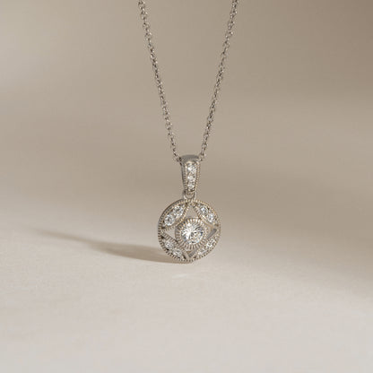 Marilyn Monroe Vintage Round Pendant Necklace