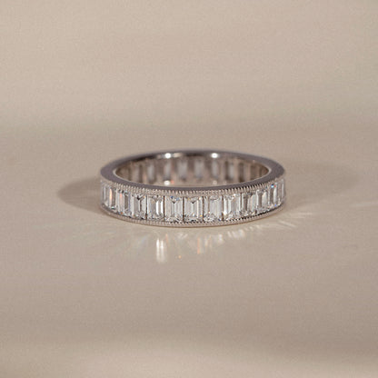 Marilyn Monroe Baguette Eternity Ring
