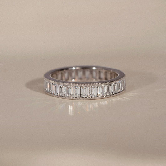 Marilyn Monroe Baguette Eternity Ring