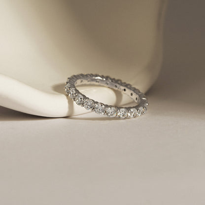 Marilyn Monroe Round Eternity Ring