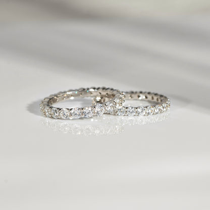 Marilyn Monroe Round Eternity Ring