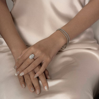 Marilyn Monroe 100-Facet Solitaire Ring