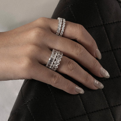 Marilyn Monroe Oval Eternity Ring