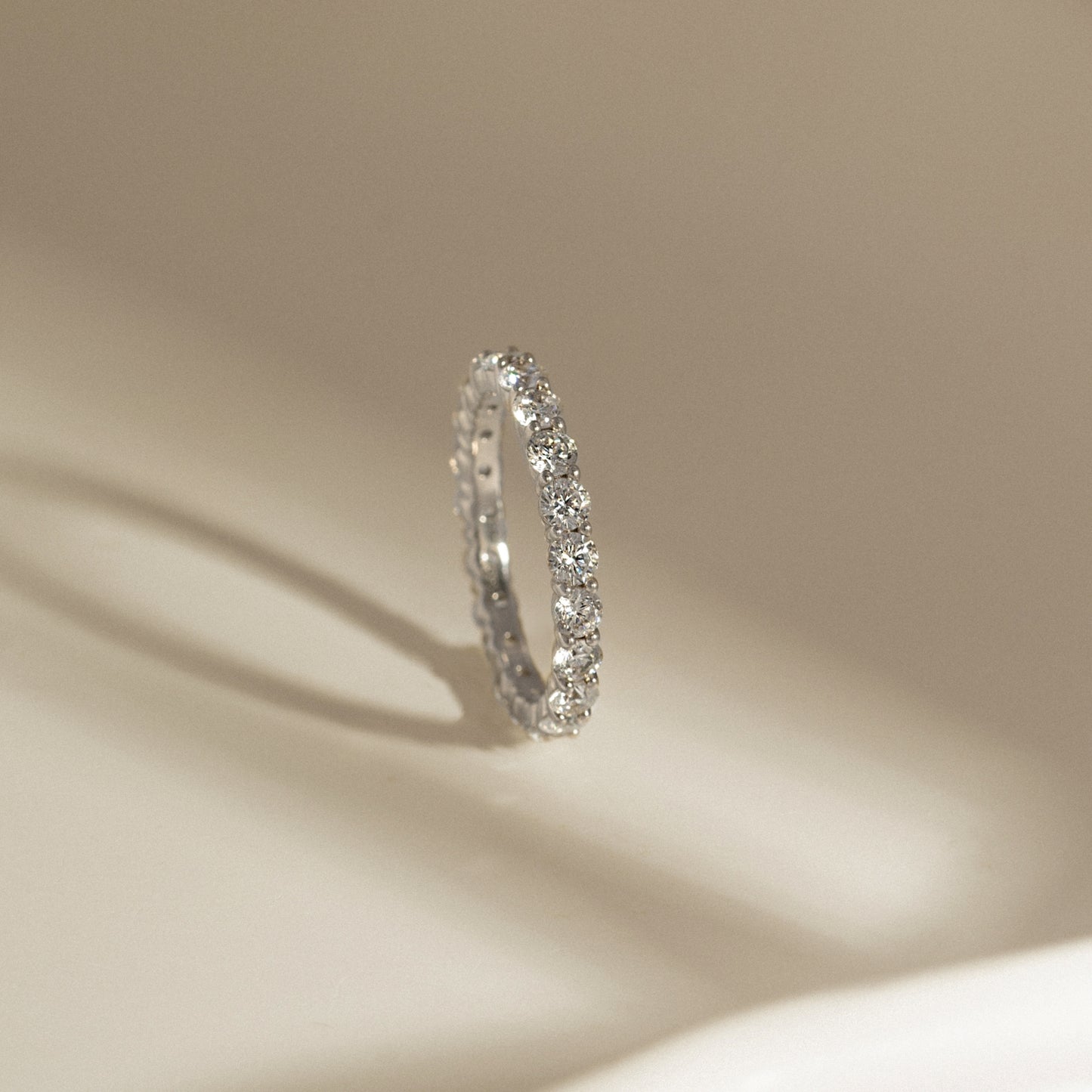 Marilyn Monroe Round Eternity Ring